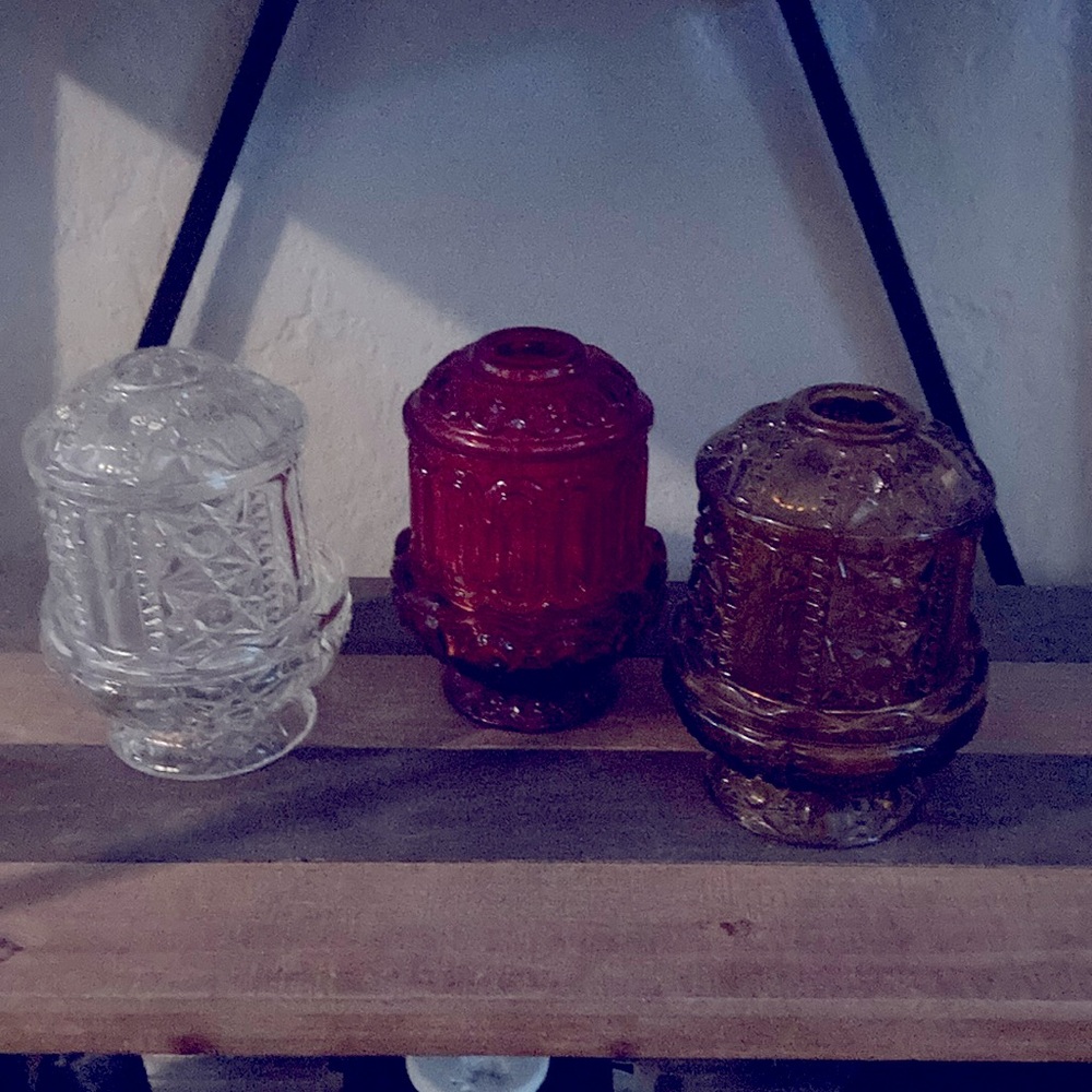 Fairy lamp all three red clear and amber no chips